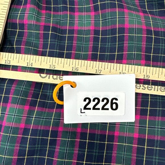 LL Bean Shacket Women XL Flannel Plaid Shirt Lined Fleece Jacket Utility Outdoor - Picture 9 of 9